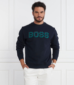 Худи Weglitchlogo BOSS ORANGE - темно-синий(50499486)