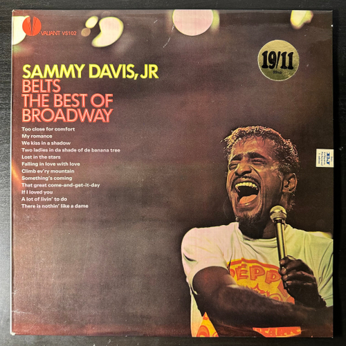Sammy Davis Jr. ‎– Sammy Davis Jr. Belts The Best Of Broadway (Англия 1970г.)