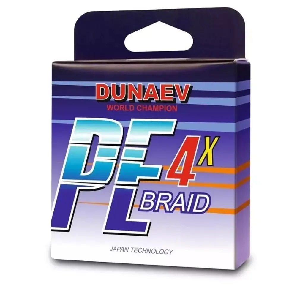 Шнур DUNAEV BRAID PE X4 150m 0.28мм  (19,2 кг)