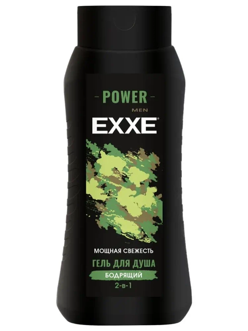 "EXXE MEN" Гель для душа 2 в 1 БОДРЯЩИЙ 400мл