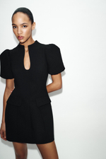 ПЛАТЬЕ С КОРОТКИМИ РУКАВАМИ «ФОНАРИК» — ZARA