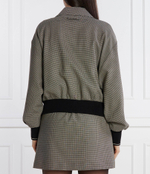 Худые MINI CHECK BOMBER JACKET Tommy Hilfiger - черный(WW0WW40497)