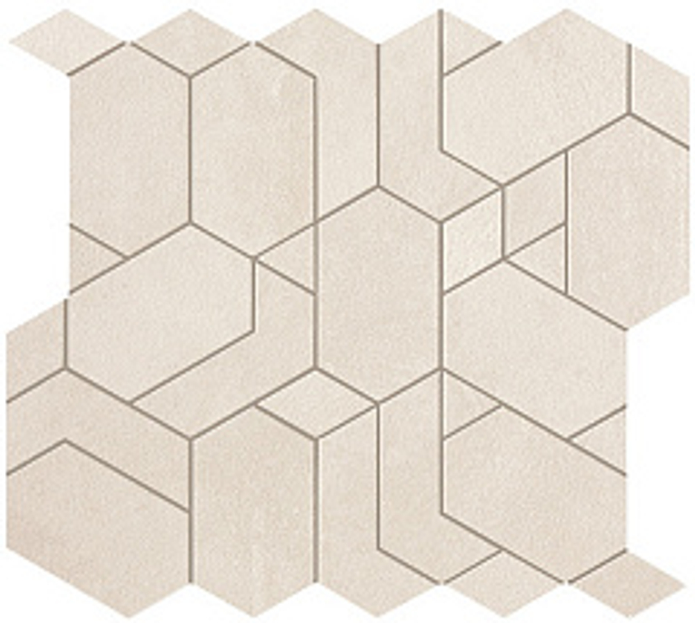 Мозаика/Керамогранит ATLAS CONCORDE BOOST PRO Ivory Mosaico Shapes 31x33,5 A0P8