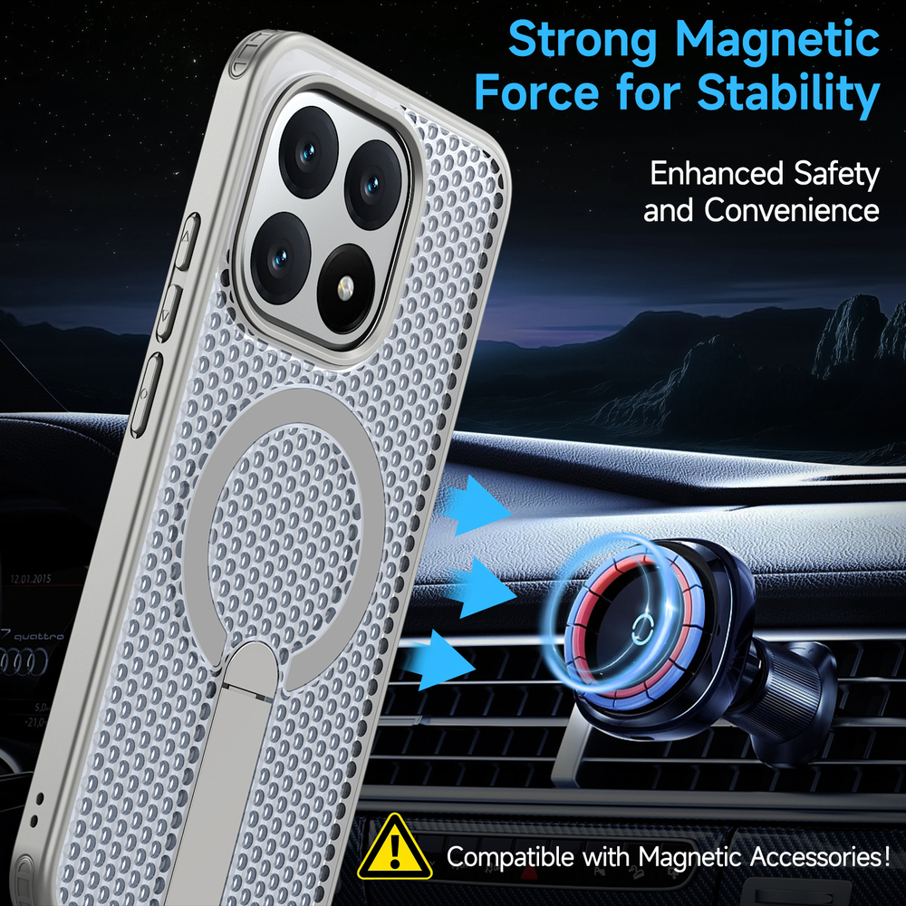 Прозрачный чехол Mesh Pro Magnetic Case для Xiaomi 15T