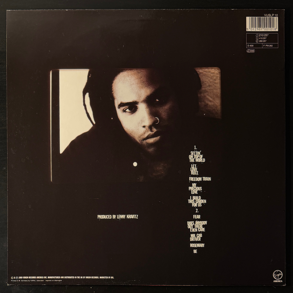 Lenny Kravitz – Let Love Rule (Европа 1989г.)