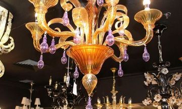 murano chandelier  SYLCOM 12-24  by Arlecchino Arts ( HK)