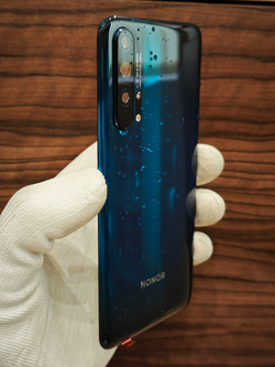Задняя крышка ORIGINAL для HONOR 20 Pro YAL-L41 - ( заднее стекло ) цвет: Сапфировый Синий / Sapphire Blue