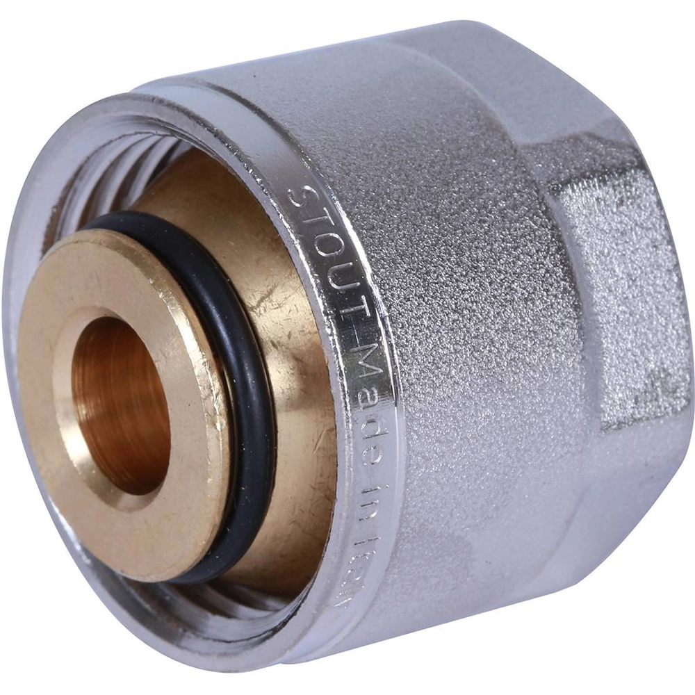 Фитинг коллекторный евроконус для трубы стабильной PEX-AL-PEX 20х2,9х3/4, STOUT, SFC-0026-202934