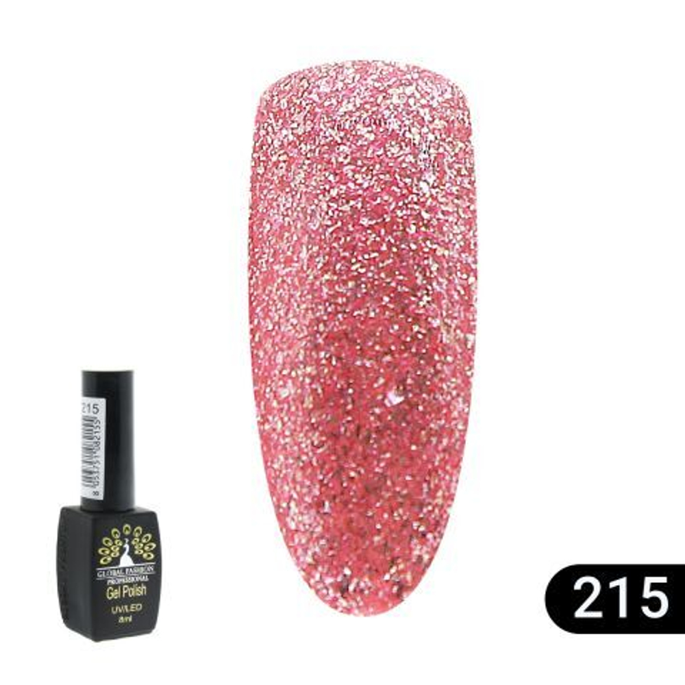 Гель лак BLACK ELITE 215, Global Fashion 8 мл