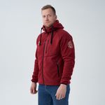 Куртка флисовая Alaskan BlackWater бордо XXL с капюшоном