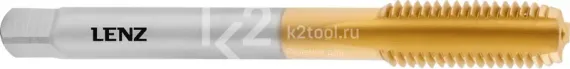 Метчик машинный LENZ M30х3,5 мм, HSSE/TiN, ISO 529, арт. LZGM-0530