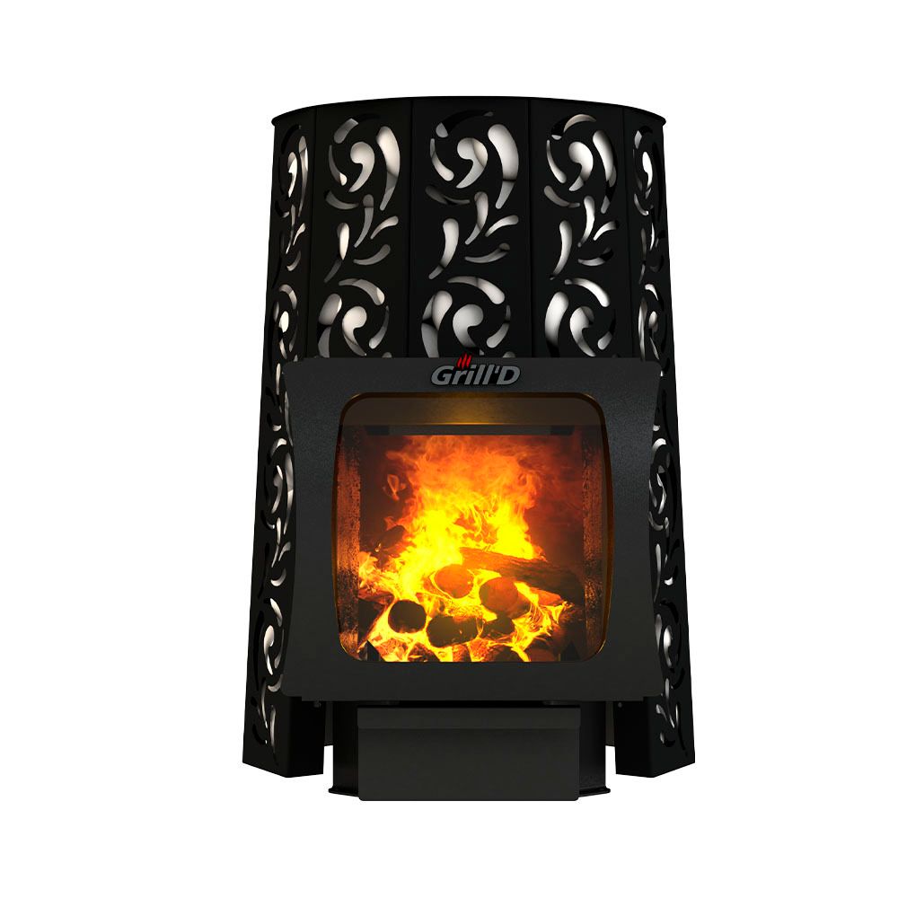 Дровяная банная печь Grill'D Violet 200 Long Max