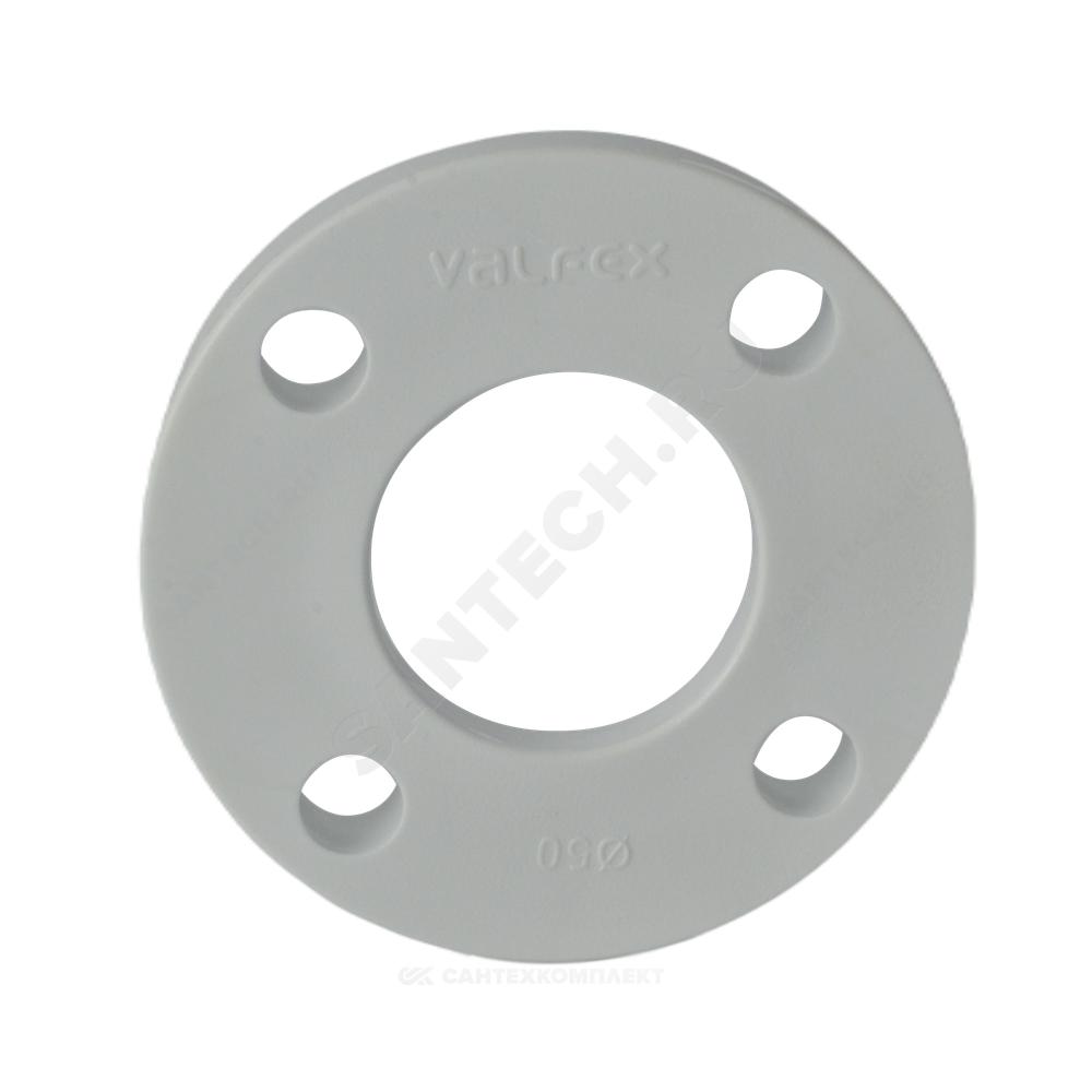 Фланец PP-R белый Ду 65 Ру25 для бурта PP-R Дн 75 VALFEX 10188075