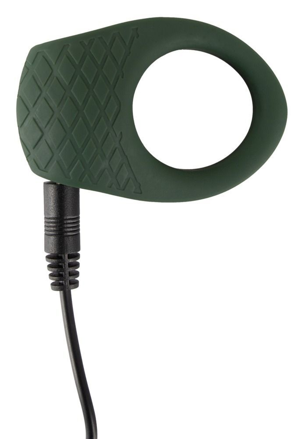 Зеленое эрекционное виброкольцо Luxurious Vibro Cock Ring (Цвет: зеленый)