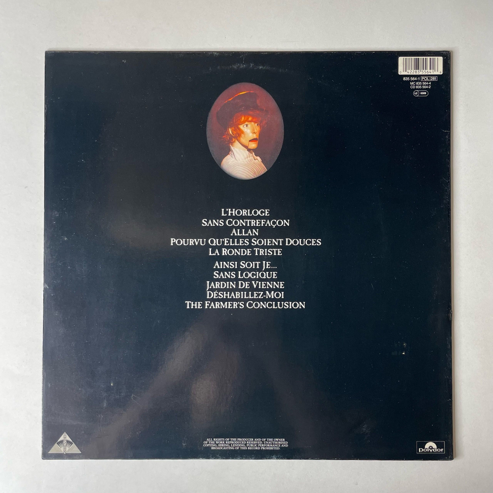 Винтажная виниловая пластинка LP Mylene Farmer Ainsi Soit Je (Германия 1988)