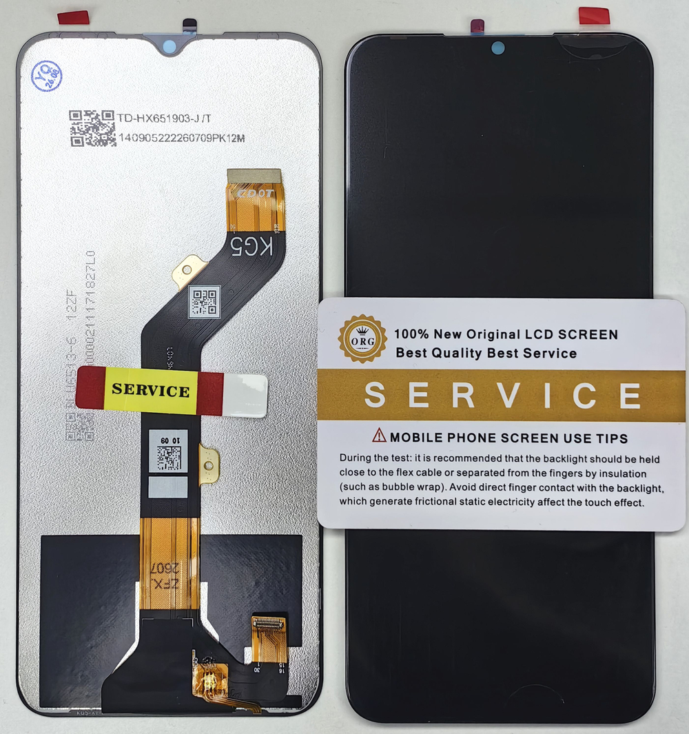 Дисплей Tecno Spark Go 2022/ Pop 5 LTE/ KG5M/BD4; Яркость 400+; YQ (ORG)