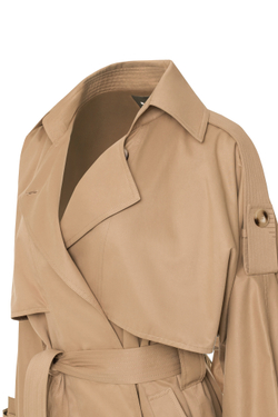 "Trench cape" Тренч-кейп в пол из хлопка.