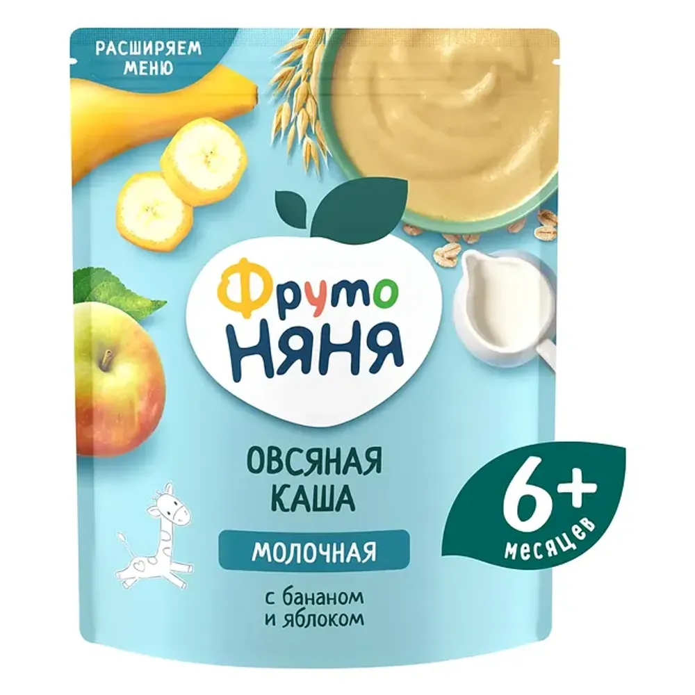 Детская каша "Фруто няня" банан и яблоко 200г