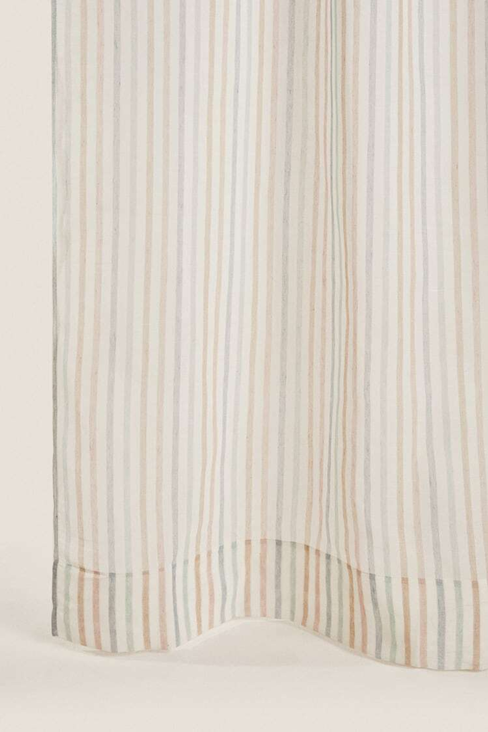 ZARA HOME ЗАНАВЕСКА В РАЗНОЦВЕТНУЮ ПОЛОСКУ, РАЗНОЦВЕТНЫЙ