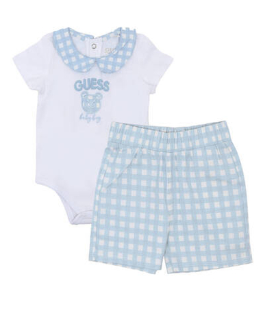 Боди + шорты Guess - белый(P3GG09 KACT0)