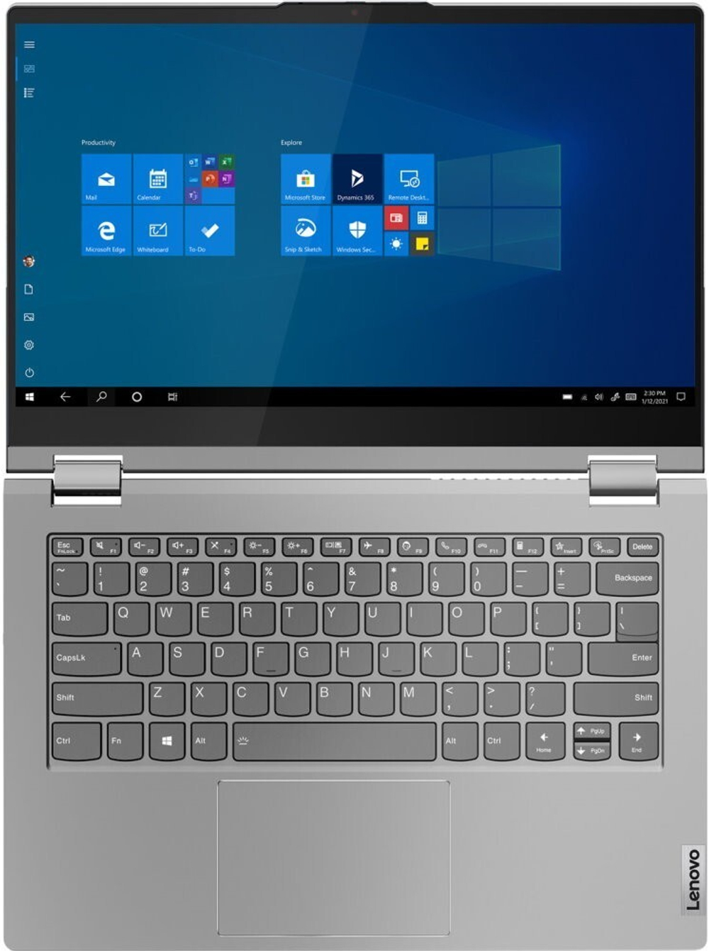 Ноутбук Lenovo Thinkbook 14s Yoga ITL Core i5 1135G7/8Gb/SSD256Gb/Intel Iris Xe graphics/14"/IPS/Touch/FHD (1920x1080)/Windows 10 Professional 64/grey/WiFi/BT/Cam 20WE0002RU