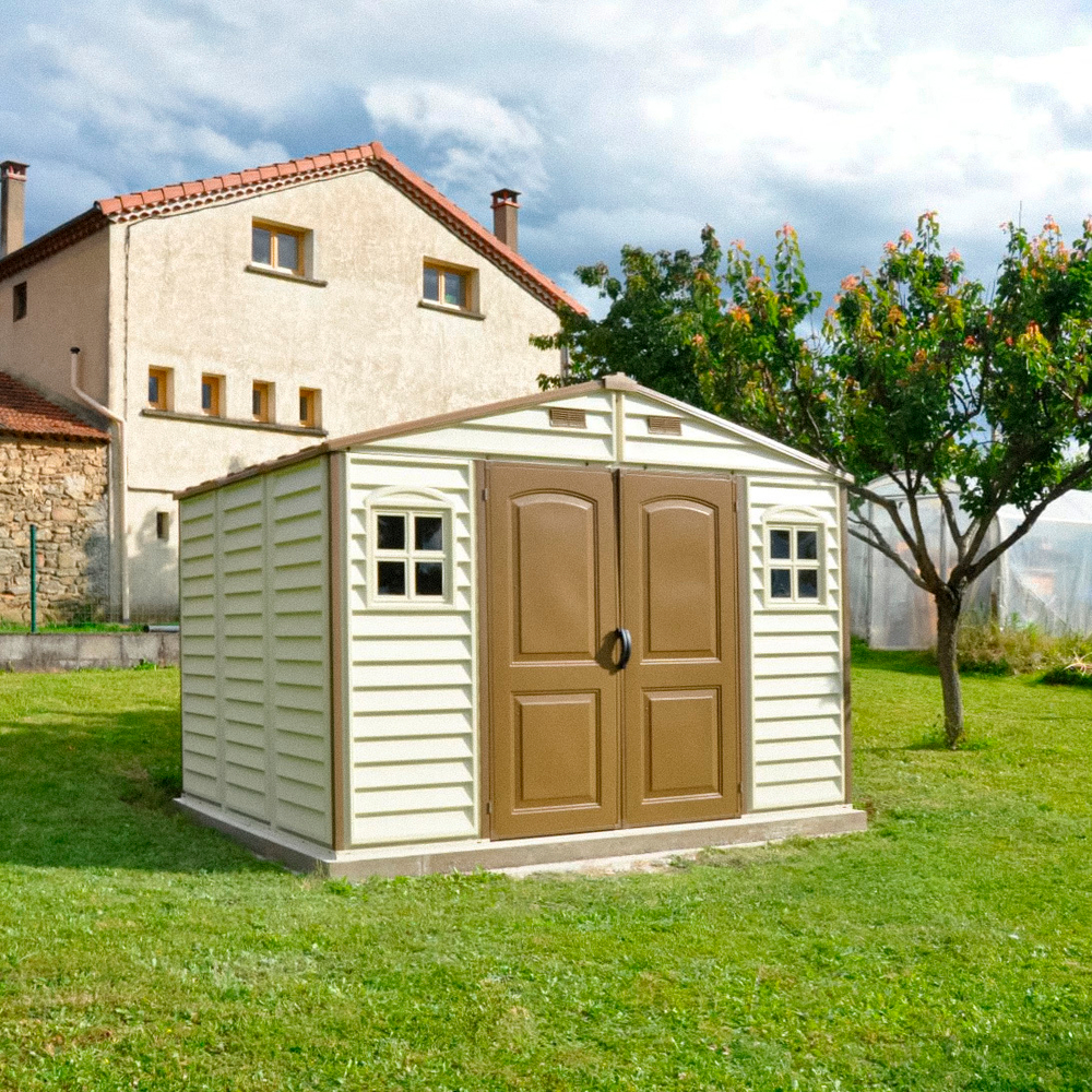 Сарай - Хозблок пластиковый WoodSide для дачи (3,2х 2,4 х 2,31м)