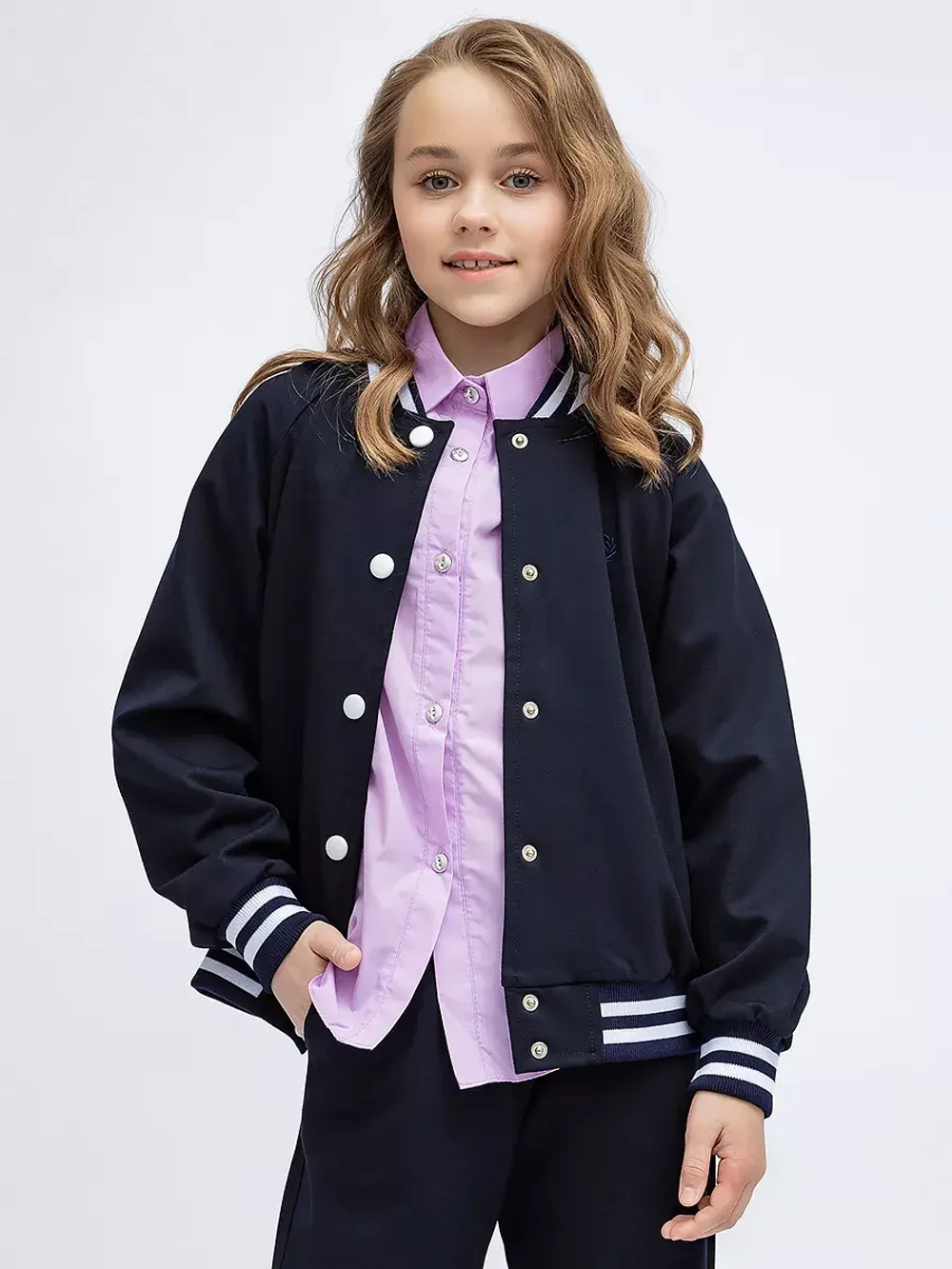 Школьная рубашка классическая oversize