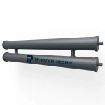 Регистр отопления РСП-2x159x4,0-7000 двухрядный секционный с плоскими заглушками