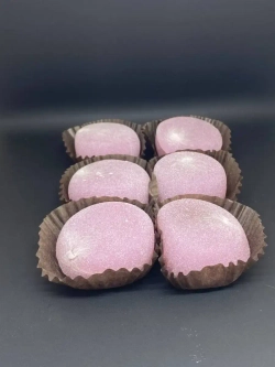 Пирожное Моти (Mochi) с начинкой из Таро ( сладкая картошка)