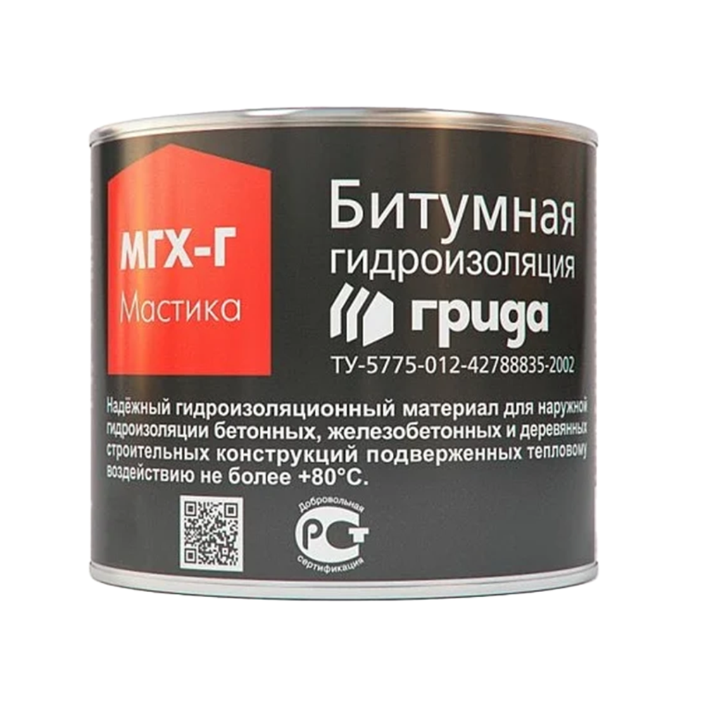 Мастика битумная МГХ-Г 2кг (Грида) Мастика битумная МГХ-Г 2кг (Грида)