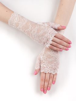 Митенки (бледно-розовый 6)