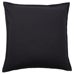 IKEA GURLI  (ИКЕА ГУРЛИ)  -  Наволочка - чёрная 50x50 см