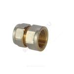 Муфта МП латунь никель обжим Дн 26х3/4" ВР ГОСТ 32415-2013 7002 Aquasfera 7002-05