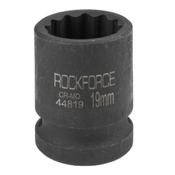 Головка ударная 19мм 12гр. 1/2'' RockForce RF-44819