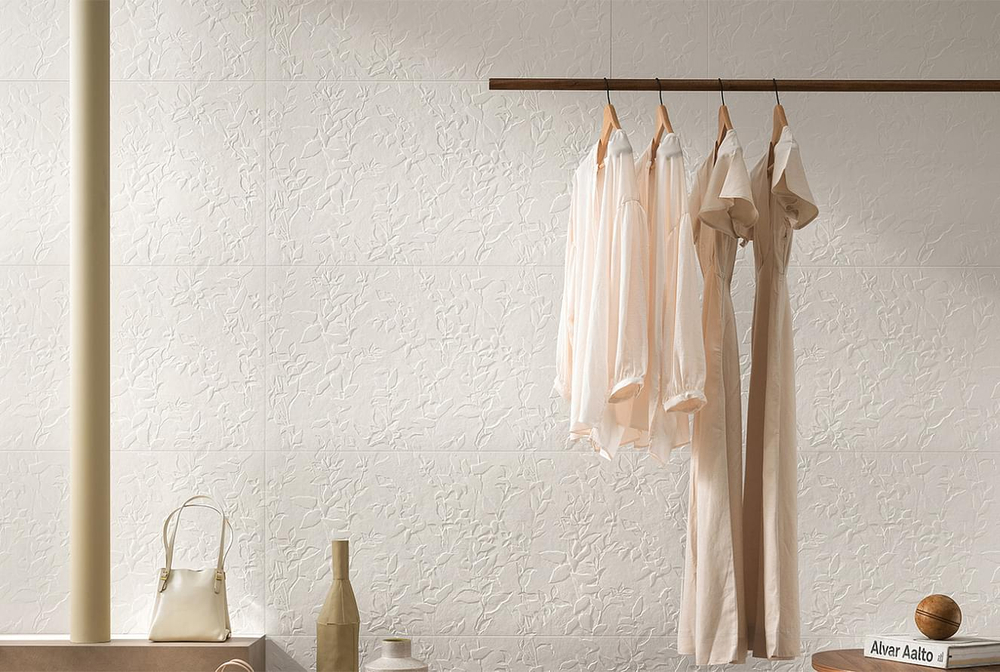 Atlas Concorde 3D Wall Plaster Jasmine White 50x120