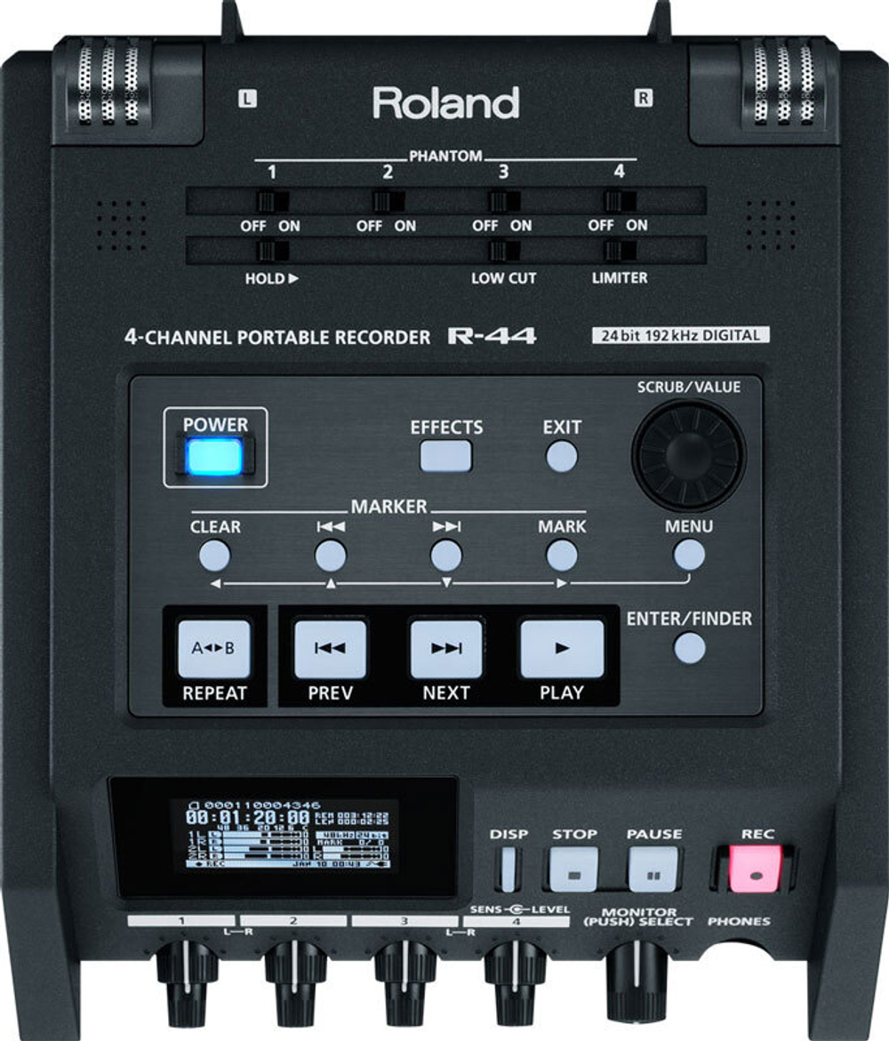 ROLAND R-44-E компактный 4-х канальный рекордер