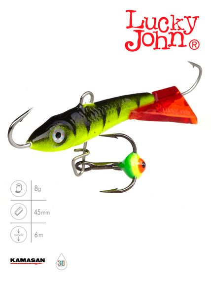 Балансир Lucky John CLASSIC 4.5 с тр. 50мм/31RT блистер