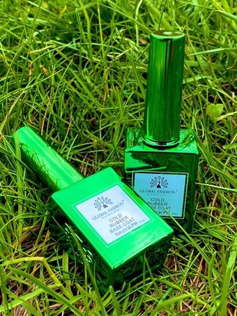 Холодная база для гель лака Global Fashion, Cold Rubber Base Coat 15 мл