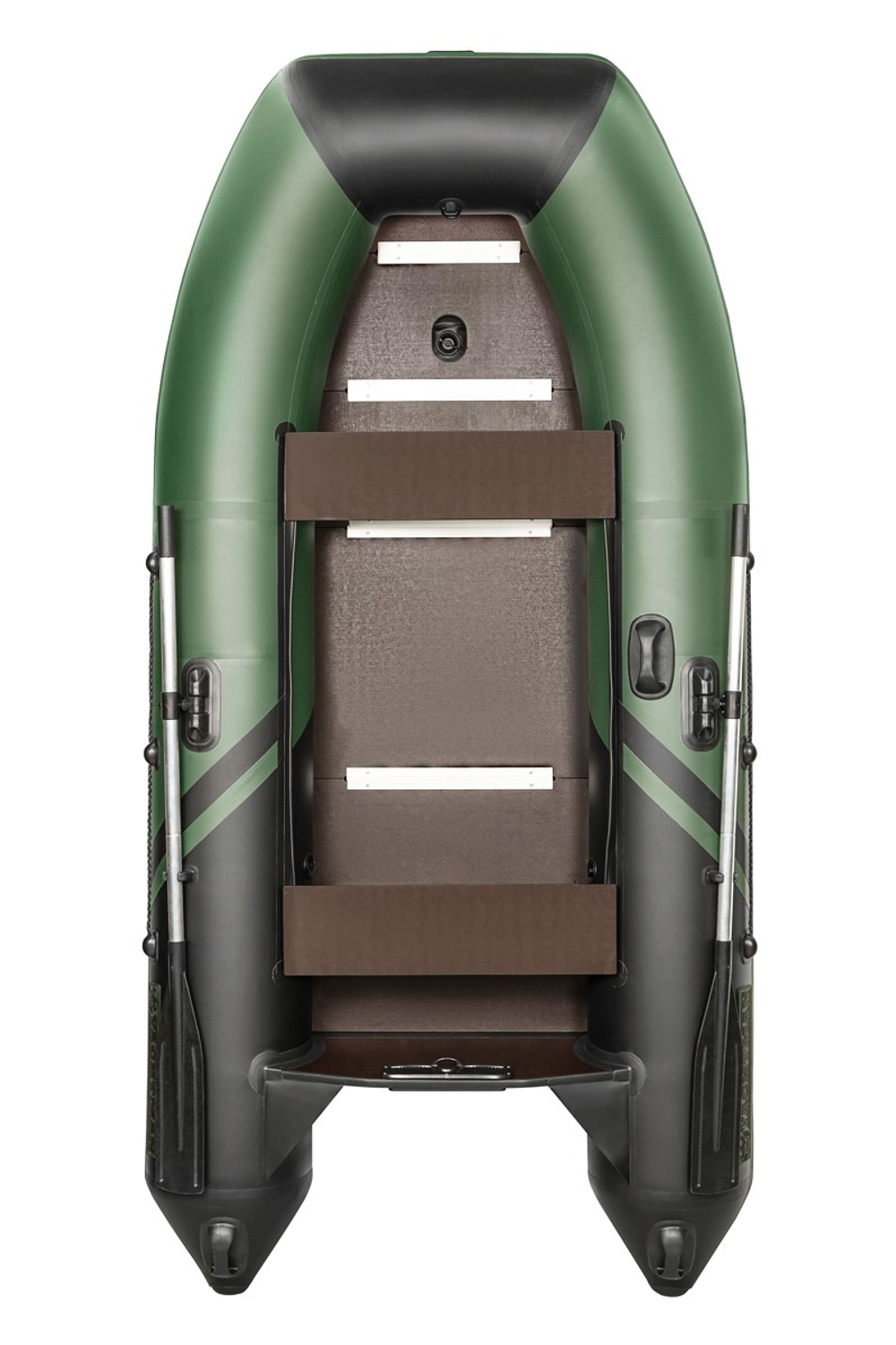 YACHTMAN-280 СК зеленый-черный + PARSUN T 5.0 BMS (комплект лодка + мотор)