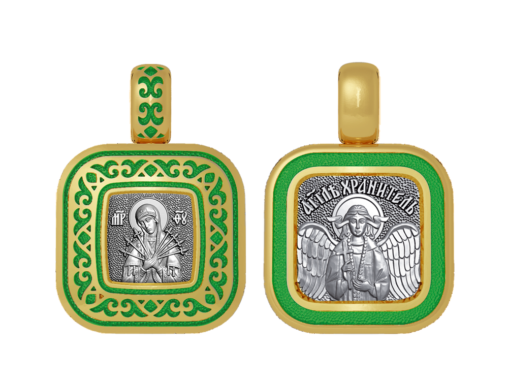 Подвеска Семистрельная Богоматерь