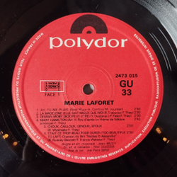 Винтажная виниловая пластинка LP Marie Laforet (France 1972) Tu Me Plais