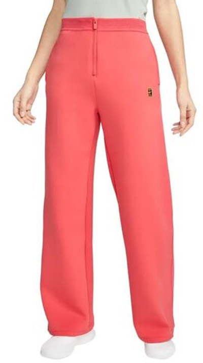 Женские теннисные брюки Nike Court Dri-Fit Basic Heritage Pants - sea coral