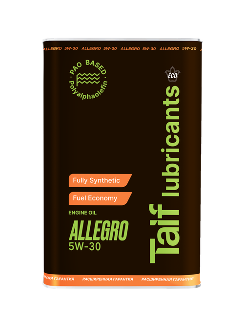 Моторное масло Taif Allegro 5W-30, синтетическое, 4 л