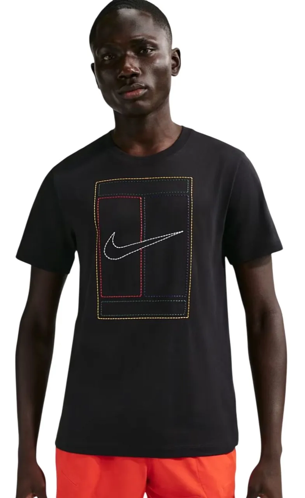 Теннисная футболка Nike Court Heritage Tennis - black