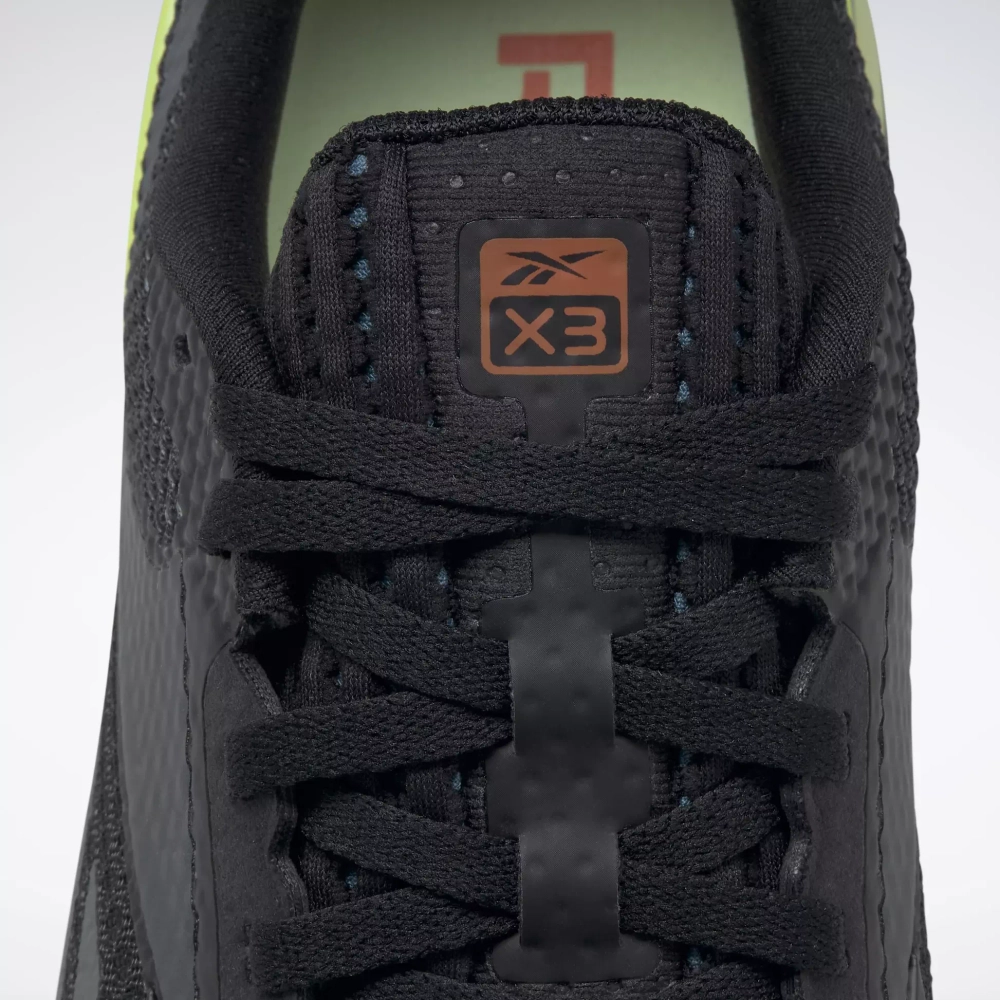 Кроссовки мужские Reebok Nano X3 (Черно-Желтые)