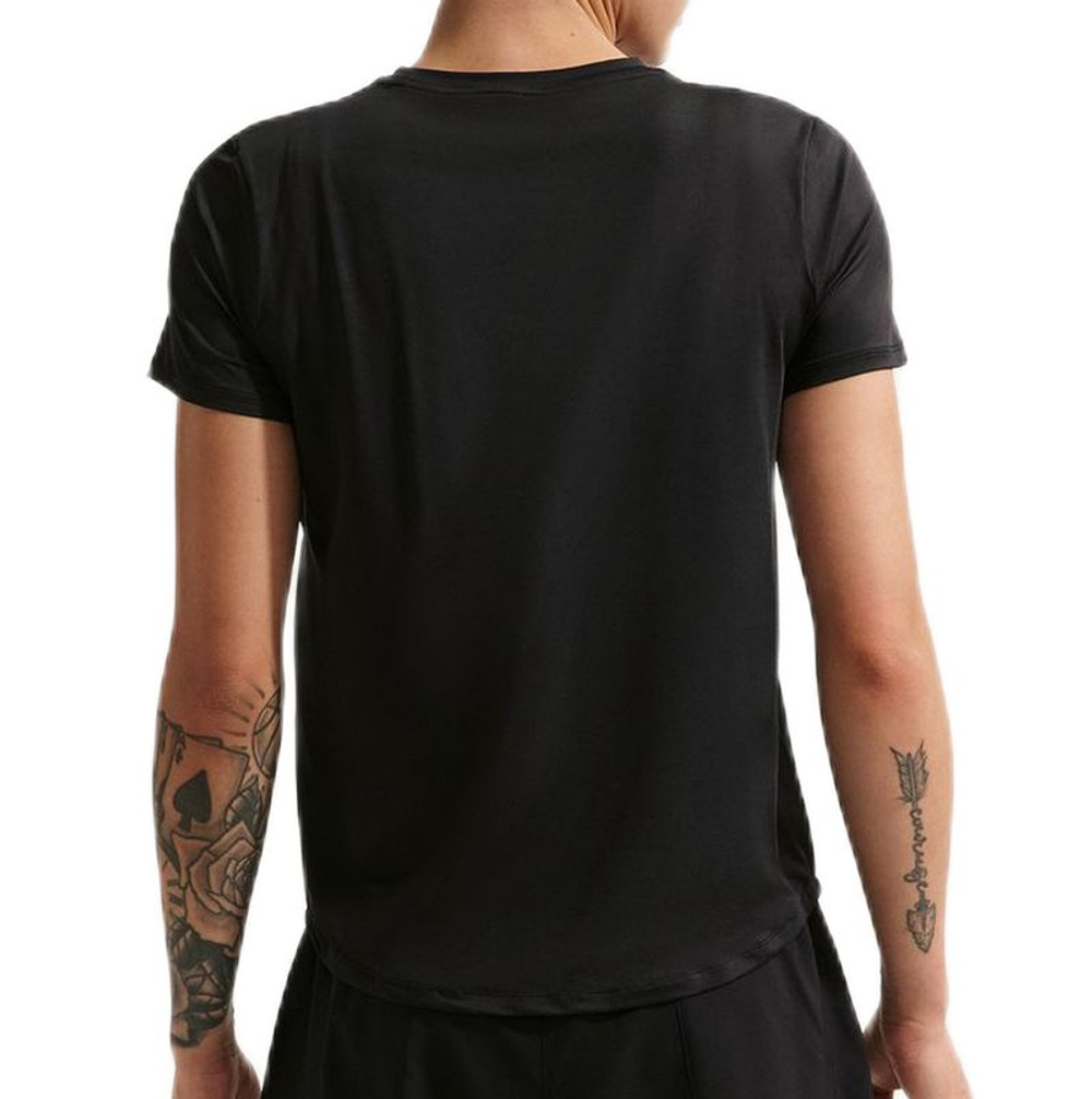 Женская теннисная футболка Nike Dri-Fit One Classic - black/white
