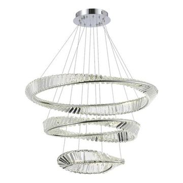 Светильник подвесной LED 97W 4000K SL6204.101.03 хром/прозрачный Ritorto ST-Luce