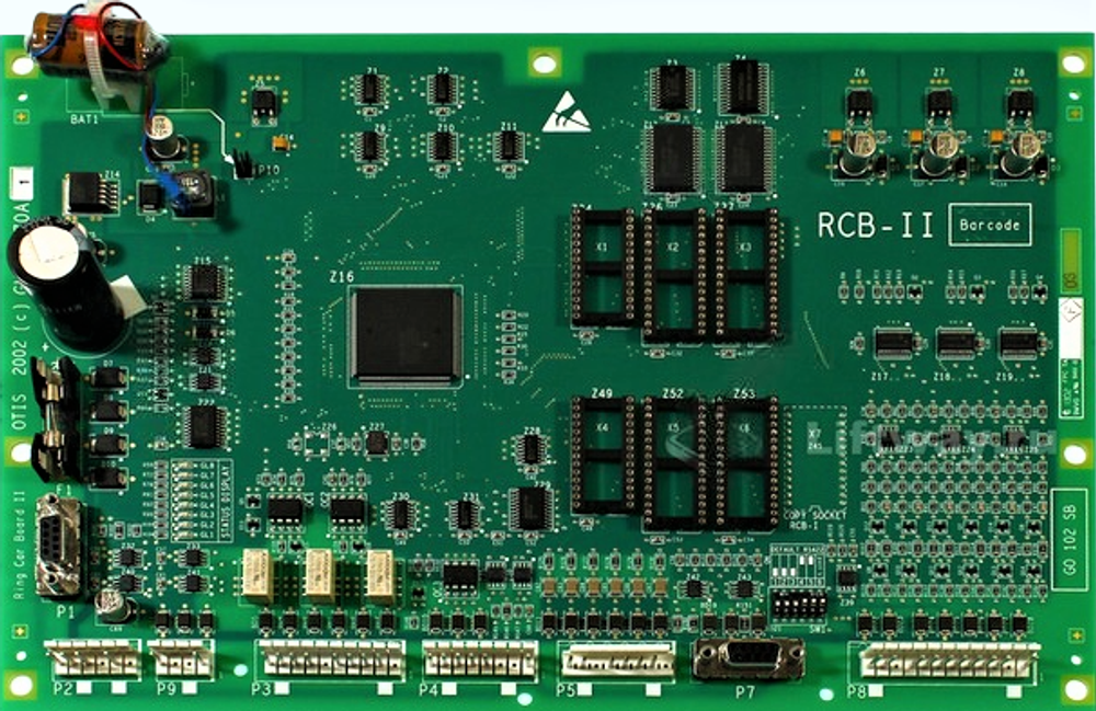 Плата RCB II (тип A4) с разъемами WAGO OTIS.