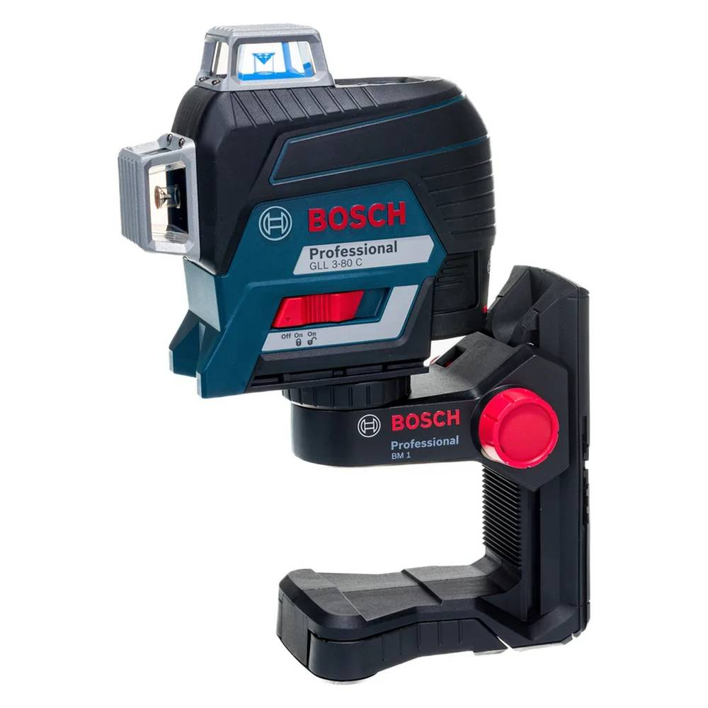 Лазерный уровень Bosch GLL 3-80C + BM1 + LR7 + L-boxx