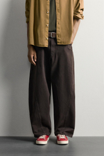 БРЮКИ BALLOON FIT СО ШВАМИ — ZARA · 4302/355